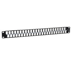 ICC IC107BP481 Flush Mount High Density Blank Patch Panel - 48 Port / 1 RMS