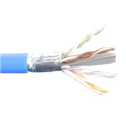 ICC ICCABR6FBL Category 6A 650MHz FTP CMR Solid Copper Cable (1000')