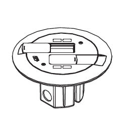 Legrand - Wiremold 861AMDTCBS Raised Floor/Wood Floor Box Assembly
