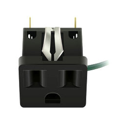 Leviton 1374-500 Snap-in Receptacle, 2 Pole-3 Wire, 15A-125V (Package of 250)