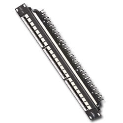 Allen Tel AT10GPNL-U24 10Gb Category 6A 24-Port Unloaded Multimedia Patch Panel