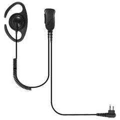Pryme SPM-1283CQD DEFENDER Quick Disconnect Lapel Microphone with C-Ring Style Earphone for Motorola x83 Connector TRBO and APX Series