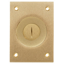 Hubbell S2425 Rectangular Floor Box Flush Cover - Combo 2-1/8" / 3/4" Receptacle