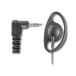 Pryme SPM-1263QD DEFENDER Medium Duty Quick Disconnect Lapel Microphone with D-Shape Ear Hangar for Motorola Radios