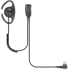 Pryme SPM-1263CQD DEFENDER Medium Duty Quick Disconnect Lapel Microphone with C-Shape Ear Hangar for Motorola x63