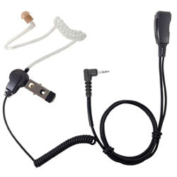 Pryme LMC-1AT63 Lapel Microphone with Acoustic Tube Earphone for Motorola x63 Radios