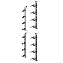 Chatsworth Products 35100-C03 Vertical Cable Ring Manager for 43U and 44U Cabinets