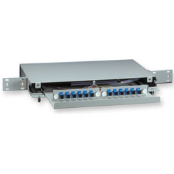 Corning RCS-CSH-012-123C Remote Cabinet Shelf (RCS) 1 Rack Unit, 12 Fiber, SC Adapters