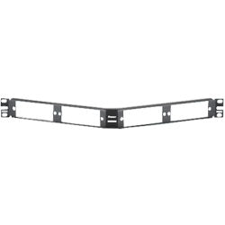 Panduit® CFAPPBL1A Angled 24-Port Opticom Fiber Adapter Patch Panel