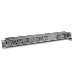 Chatsworth Products 12816-704 Flush Mount Power Strip, Twist Lock Plug, 15 Amp, Surge Protection