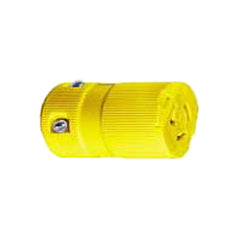 Hubbell HBL4729VY 15 Amp 125V Twist-Lock Valise Connector Body - NEMA L5-15C