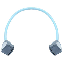 Commscope CPCFF12-02 GigaSPEED XL VisiPatch 360 to 4 Pair Patch Cord, Light Blue