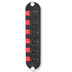 Corning CCH-CP12-D3 CCH Closet Connector Housing Panel with 12 LC Adapters