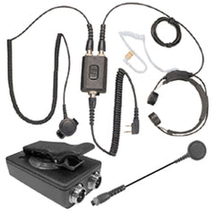 Pryme SPM-1501-UPGRADE-A Gladiator Heavy Duty Throat Mic with PTT-1500A and PT-1500C Kit