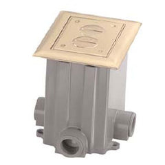 Hubbell PFBRG1 Rectangular Non-metallic Floor and Wall Box 1-Gang