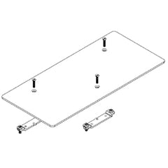 Legrand - Wiremold 432AL Walker Infloor Systems Triple Blanking Plate