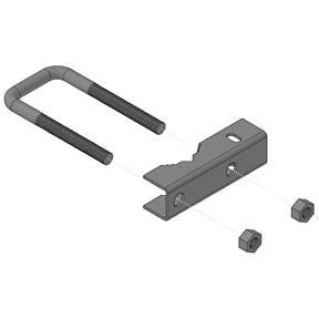 Chatsworth Products 34737-501 OnTrac Wire Mesh Cable Tray Pedestal Clamp Bracket