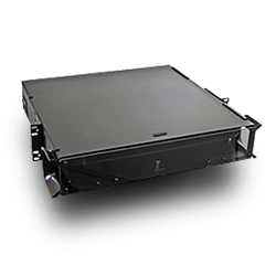 Hubbell FCR2U6SP OptiChannel Fiber Enclosure, Rack Mount, 2U, 6 FSP Panel Capacity