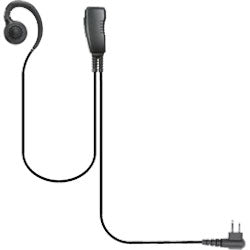 Pryme LMC-1GH01 Pro-Grade Commercial Lapel Microphone with Soft G-Hook Earphone for Kenwood x01 and HYT