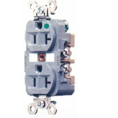 Hubbell HBL8300 Hospital Grade Isolated Ground Narrow Body Duplex Receptacle