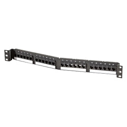 Legrand - Ortronics OR-SPA5EU24 24 Port TechChoice Angled Patch Panel, Category 5e