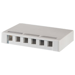 Legrand - Ortronics OR-KSSMB6 Surface Mount Box for Six Keystone Jacks or Modules