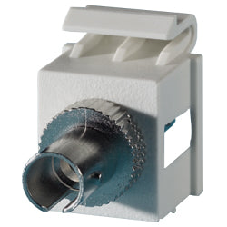 Legrand - Ortronics OR-KSST 1-ST Fiber Keystone Module, Fog White