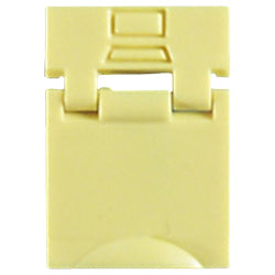 Legrand - Ortronics OR-20324155 Colored Designation Shutters, Data, Light Yellow (Package of 100)