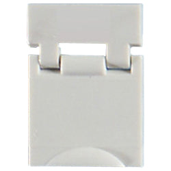 Legrand - Ortronics OR-20309156 Colored Designation Shutters, Blank, Fog White (Package of 100)