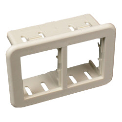 Legrand - Wiremold AB2TJ-GY CM Ortronics TracJack 2A Mini Adapter Mounting Bezel, Gray (Package of 5)