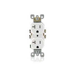 Leviton T5820 Duplex Receptacle 20 Amp, 125 Volt, NEMA 5-20R