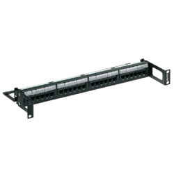 Leviton 5G596-R24 GigaMax 5e+ 24-port Universal Recessed Patch Panel