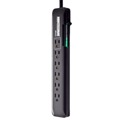 MINUTEMAN MMS664S MMS Series 6-Outlet Slimline Surge Suppressor
