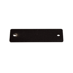 Legrand - Wiremold AV9003BK Blank Plate-Single, Single Plate