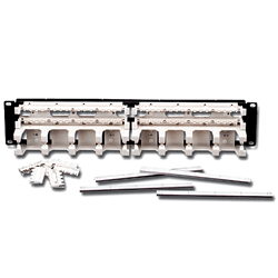 Siemon S210DB2-64RWM S210 Series Field Terminated 64 Pair 19 Inch Panel