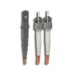 Hubbell DFPCRJSTC1MM MT-RJ to ST-Style Patch Cord (1 Meter)
