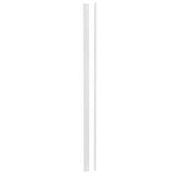 Chatsworth Products 15330-215 Square Punched Center Rack Rail - 51U, 96" H, Computer White