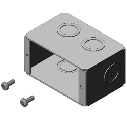 Chatsworth Products 13698-001 Duplex Electrical Outlet Box for Seismic Frame Two Post Rack