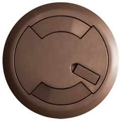 Legrand - Wiremold 8CTBZTR Tamper Resistant Evolution 8AT Series Flush Style Cover Assembly, Bronze