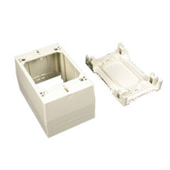 Legrand - Wiremold 2344-WH 400/800/2300/2300D Series™ One-Gang Extra Deep Device Box Fitting, White