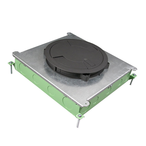 Legrand - Wiremold RFB6E-OG Series Six-Compartment On-Grade Box