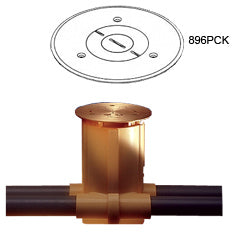 Legrand - Wiremold 896PCK-BLK Ratchet-Pro 881 Series Communications or Power Cover Plate, Black