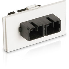 Siemon MX-SMB-SC-02 Bezel with Duplex Multimode/Singlemode SC Adapter, White