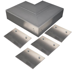 Legrand - Wiremold AL4011 AL4000 Series Raceway 90° Flat Mitered Elbow with Couplings