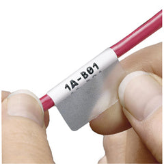 Panduit® S075X150VAC P1 Cassette, Self-Lam Label, Vinyl (Clear/White)