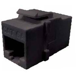 Allen Tel AT10GC-00 10Gb Cat 6A Coupler T568A/B, Black