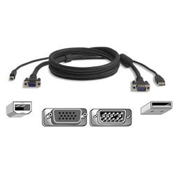 Belkin F3X1962B06 Secure KVM Cable Kit USB, (6')