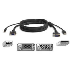 Belkin F3X1962B10 Secure KVM Cable Kit USB, (10')
