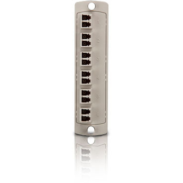 Leviton 5F100-2IL Opt-X Precision Molded Multimode Plate