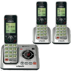 Vtech CS6629-3 DECT 6.0 Expandable 3 Handset Cordless Answering System with Caller ID, ITAD, and Speakerphone